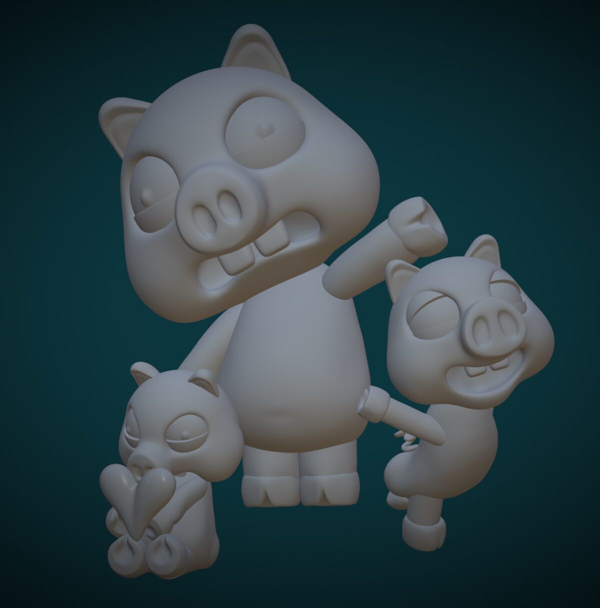 Three Pigs
